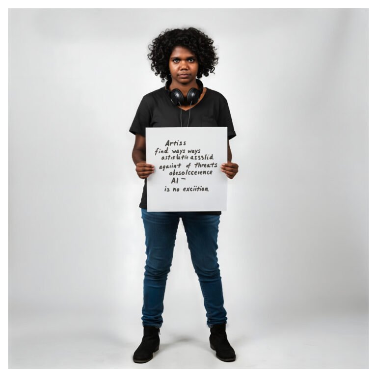 RESEMBLANCE: Artists always find ways to assert themselves against threats of obsolescence. ai is no exception (adaptation of a quote from artist Marianna Simnett, from a chat between the artist and ai)