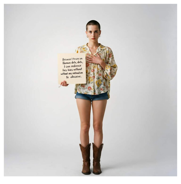 RESEMBLANCE: Because I train on human data, I can reproduce lies and biases without any intention to deceive