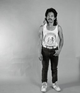 Photographic portrait from the Canberra Show in 1990. Part of a historical series by Spiros Coutroubas exploring 20th century life in Australia through the human image.