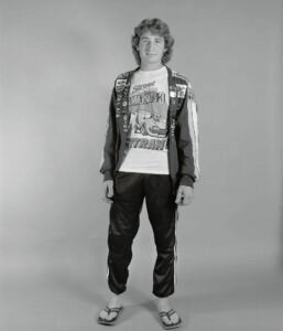 Photographic portrait from the Canberra Show in 1990. Part of a historical series by Spiros Coutroubas exploring 20th century life in Australia through the human image.