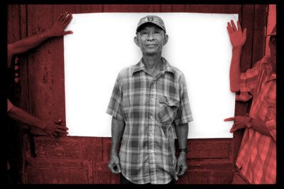 Photographic portrait – one of a series by Spiros Coutroubas documenting cyclo drivers in Saigon, Vietnam, 1997 Photographic portrait – one of a series by Spiros Coutroubas documenting cyclo drivers in Saigon, Vietnam, 1997