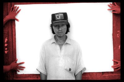 Photographic portrait – one of a series by Spiros Coutroubas documenting cyclo drivers in Saigon, Vietnam, 1997 Photographic portrait – one of a series by Spiros Coutroubas documenting cyclo drivers in Saigon, Vietnam, 1997