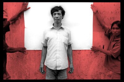 Photographic portrait – one of a series by Spiros Coutroubas documenting cyclo drivers in Saigon, Vietnam, 1997 Photographic portrait – one of a series by Spiros Coutroubas documenting cyclo drivers in Saigon, Vietnam, 1997