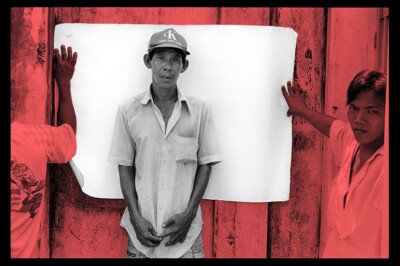 Photographic portrait – one of a series by Spiros Coutroubas documenting cyclo drivers in Saigon, Vietnam, 1997 Photographic portrait – one of a series by Spiros Coutroubas documenting cyclo drivers in Saigon, Vietnam, 1997